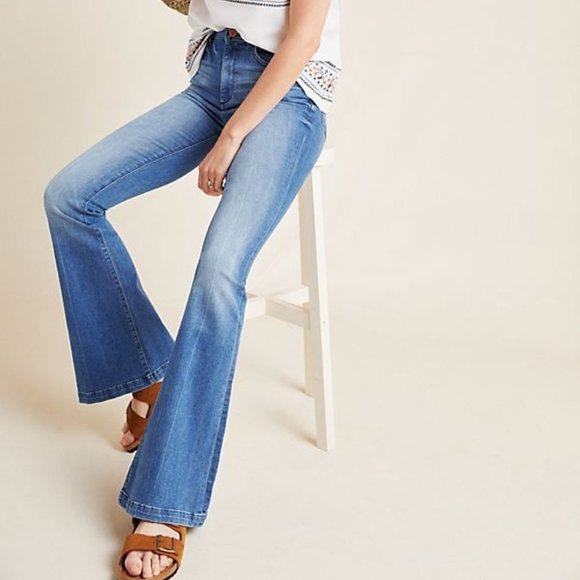 DL1961 Rachel High Rise Bell Bottom Elmhust Jeans - Picture 1 of 9
